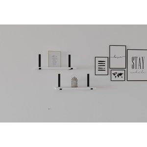 Nástenná polica Lama - White vyobraziť