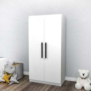 Šatníková skriňa Akser - White vyobraziť