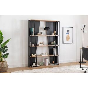 Knižnica Lissa Bookshelf - Black vyobraziť