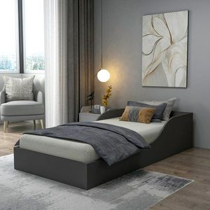 Rám jednolôžkovej postele Oya - Anthracite vyobraziť