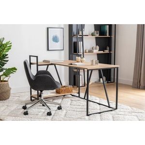 Písací stôl Lissa Kose - Black vyobraziť