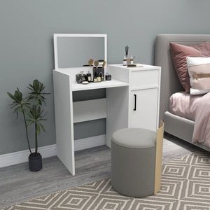 Toaletný stolík Sedef - White vyobraziť