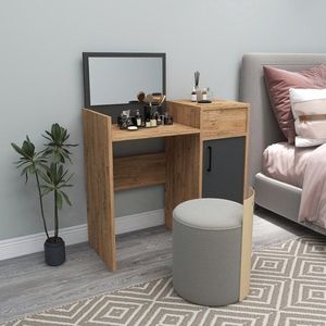 Toaletný stolík Sedef - Atlantic Pine, Anthracite vyobraziť