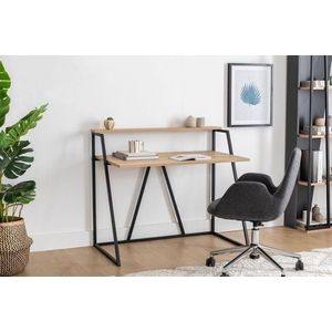 Písací stôl Lissa Rafli - Black vyobraziť