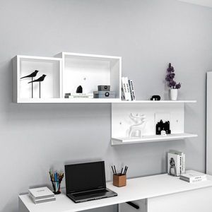 Nástenná polica Akser - White vyobraziť