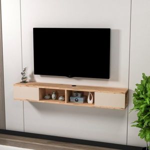 TV stolík Mayer - Atlantic Pine, Beige vyobraziť