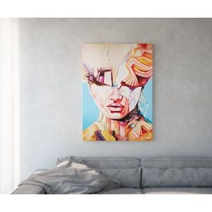 Obraz Expression viacfarebný 100x140 cm akryl na plátne vyobraziť