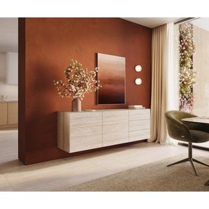 Komoda Cuor 180 cm keramika Laminam® Travertino Bianco krémovo biela 2 vyobraziť