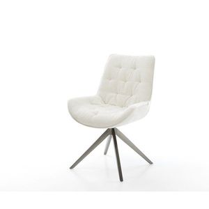 Jedálenská stolička Taimi-Flex bouclé mäkký béžová krížová podstava vyobraziť