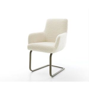 Jedálenská stolička Heira-Flex s opierkami teddy látka béžová vyobraziť