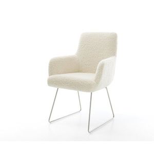 Jedálenská stolička Heira-Flex s opierkami teddy látka béžová vyobraziť