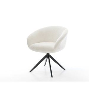 Jedálenská stolička Vinka-Flex s opierkami bouclé mäkký béžová krížová vyobraziť