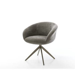 Jedálenská stolička Vinka-Flex s opierkami bouclé mäkký tmavobéžová vyobraziť