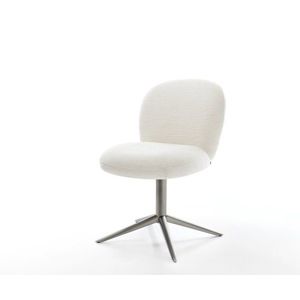 Jedálenská stolička Nube-Flex bouclé mäkký béžová podstava grafitová vyobraziť