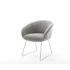 Jedálenská stolička Vinka-Flex s opierkami texturovaná látka mäkký vyobraziť