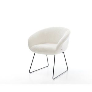 Jedálenská stolička Vinka-Flex s opierkami bouclé mäkký béžová tenká vyobraziť