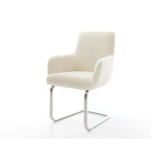 Konzolová jedálenská stolička Heira-Flex s opierkami teddy látka vyobraziť