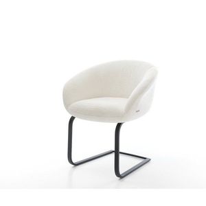 Konzolová jedálenská stolička Vinka-Flex s opierkami bouclé mäkký vyobraziť