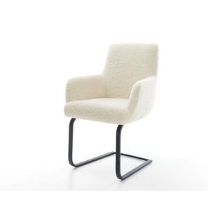 Konzolová jedálenská stolička Heira-Flex s opierkami teddy látka vyobraziť