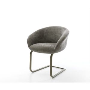 Jedálenská stolička Vinka-Flex s opierkami bouclé mäkký tmavobéžová vyobraziť