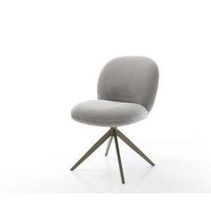 Jedálenská stolička Nube-Flex texturovaná látka mäkký sivá krížová vyobraziť