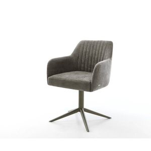 Jedálenská stolička Greg-Flex bouclé mäkký tmavobéžová podstava vyobraziť