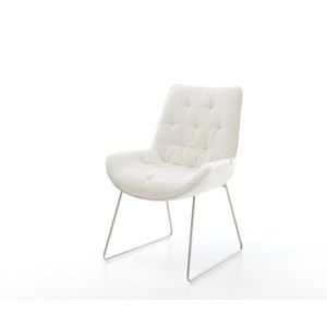 Jedálenská stolička Taimi-Flex bouclé mäkký béžová tenká podstava vyobraziť