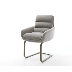 Konzolová jedálenská stolička Abelia-Flex s opierkami texturovaná vyobraziť