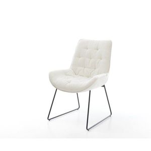 Jedálenská stolička Taimi-Flex bouclé mäkký béžová tenká podstava vyobraziť