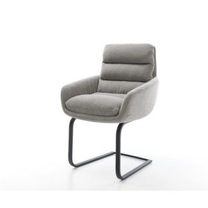 Konzolová jedálenská stolička Abelia-Flex s opierkami texturovaná vyobraziť