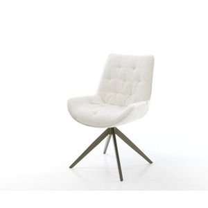 Jedálenská stolička Taimi-Flex bouclé mäkký béžová krížová podstava vyobraziť