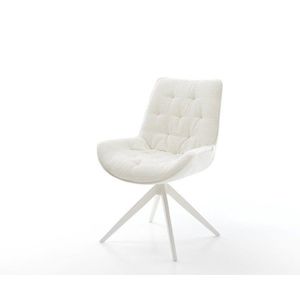 Jedálenská stolička Taimi-Flex bouclé mäkký béžová krížová podstava vyobraziť