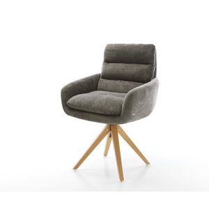 Jedálenská stolička Abelia-Flex s opierkami bouclé mäkký tmavobéžová vyobraziť