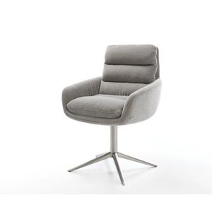 Jedálenská stolička Abelia-Flex s opierkami texturovaná látka mäkký vyobraziť