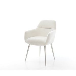 Jedálenská stolička Pejo-Flex bouclé mäkký béžová 4-nohá zúžená vyobraziť