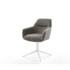 Jedálenská stolička Pejo-Flex bouclé mäkký tmavobéžová krížová vyobraziť