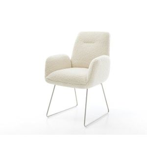 Jedálenská stolička Zoa-Flex teddy látka béžová tenká podstava vyobraziť