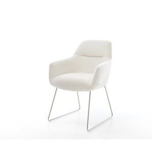 Jedálenská stolička Pejo-Flex bouclé mäkký béžová tenká podstava vyobraziť