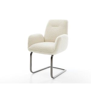 Konzolová jedálenská stolička Zoa-Flex teddy látka béžová konzolová vyobraziť