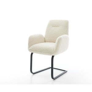 Konzolová jedálenská stolička Zoa-Flex teddy látka béžová konzolová vyobraziť