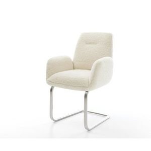 Konzolová jedálenská stolička Zoa-Flex teddy látka béžová konzolová vyobraziť