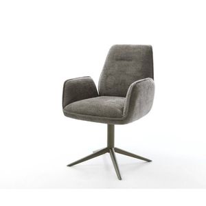 Jedálenská stolička Zoa-Flex bouclé mäkký tmavobéžová podstava efekt vyobraziť