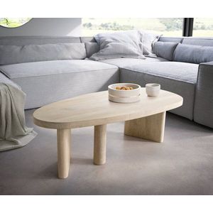 Konferenčný stolík Wido 110x50 cm mango biela wash vyobraziť