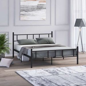 Rám manželskej postele Akın - Black 140x200 vyobraziť