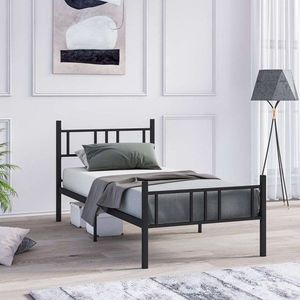 Rám jednolôžkovej postele Akın - Black 100x200 vyobraziť