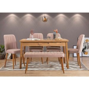 Set stola a stoličiek (6 kusov) Costa Atlantic Stone vyobraziť