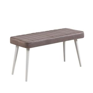Lavica Stormi Bench - White, Grey vyobraziť