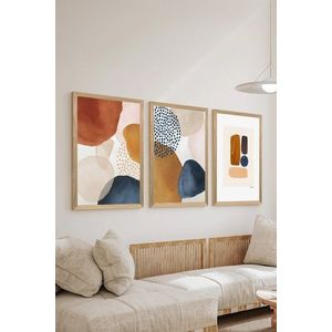 Súprava dekoratívnych obrazov (3 kusy) Artsycllct2 vyobraziť