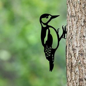 Záhradná dekorácia Bird On The Branch 01 - Black vyobraziť