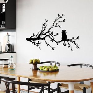 Dekoratívny kovový doplnok na stenu Cat 12 vyobraziť